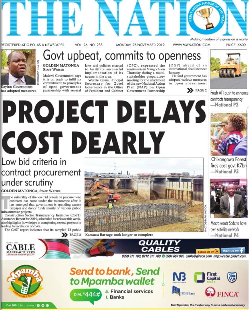 Project delays cost dearly